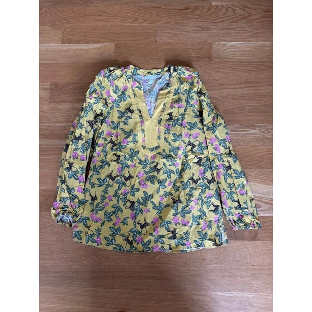 Charter Club tunic jungle print size M